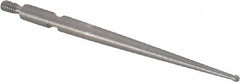 SPI - 0.04" Ball Diam, Steel, Ball Test Indicator Contact Point - 1-1/2" Contact Point Length, Use with Mitutoyo Test Indicators - Americas Industrial Supply
