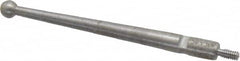 SPI - 0.12" Ball Diam, Steel, Ball Test Indicator Contact Point - 1-1/2" Contact Point Length, Use with Mitutoyo Test Indicators - Americas Industrial Supply