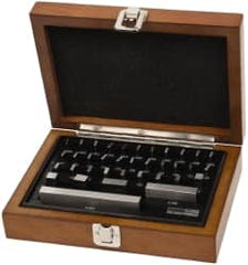 SPI - 36 Piece, 0.05 to 4", Economy Grade, Steel Gage Block Set - Rectangular, 0.00005" Tolerance - Americas Industrial Supply