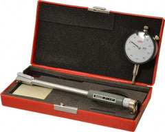 Value Collection - 8 Anvil, 0.7 to 1-1/2" Dial Bore Gage - 0.001" Graduation, 5" Gage Depth - Americas Industrial Supply