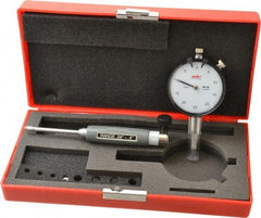 Value Collection - 9 Anvil, 0.24 to 0.4" Dial Bore Gage - 0.0005" Graduation, 1.57" Gage Depth - Americas Industrial Supply