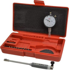 Value Collection - 9 Anvil, 0.4 to 0.7" Dial Bore Gage - 0.0005" Graduation, 4" Gage Depth - Americas Industrial Supply