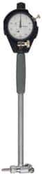 Mitutoyo - 9 Anvil, 0.24 to 0.4" Dial Bore Gage - 0.0005" Graduation, 2" Gage Depth, Accurate to 0.0002", Alloy Steel Anvil - Americas Industrial Supply