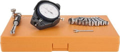 Mitutoyo - 8 Anvil, 0.4 to 0.7" Dial Bore Gage - 0.0001" Graduation, 2.4" Gage Depth, Accurate to 0.00016" - Americas Industrial Supply