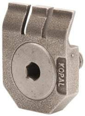 Mitee-Bite - 2-1/2mm Clamping Height, 880 Lb Clamping Pressure, Standard Height Swivel Stop Positioning Stop - 2-1/2mm Jaw Height, Spring Steel, Series Mitee-Bite Kopal Mini Clamps - Americas Industrial Supply