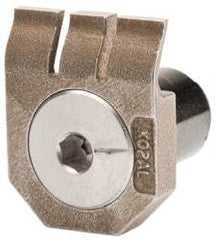 Mitee-Bite - 2-1/2mm Clamping Height, 880 Lb Clamping Pressure, Standard Height Low Profile Positioning Stop - 2-1/2mm Jaw Height, Spring Steel, Series Mitee-Bite Kopal Mini Clamps - Americas Industrial Supply