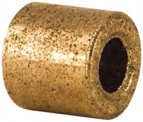 Boston Gear - 1/4" Inside x 1/2" Outside Diam, Oil Impregnated Bronze SAE-841 Sleeve Bearing - 5/8" OAL - Americas Industrial Supply