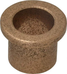 Boston Gear - 5/8" Inside x 3/4" Outside Diam, Oil Impregnated Bronze Sleeve Bearing - 1" Flange Outside Diam, 1/8" Flange Thickness, 3/4" OAL - Americas Industrial Supply