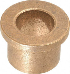 Boston Gear - 5/8" Inside x 7/8" Outside Diam, Oil Impregnated Bronze Sleeve Bearing - 1-1/8" Flange Outside Diam, 5/32" Flange Thickness, 3/4" OAL - Americas Industrial Supply