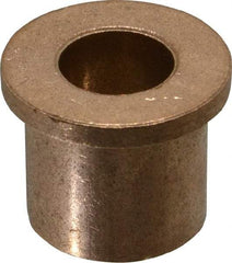 Boston Gear - 5/8" Inside x 1" Outside Diam, Oil Impregnated Bronze Sleeve Bearing - 1-1/4" Flange Outside Diam, 5/32" Flange Thickness, 1" OAL - Americas Industrial Supply