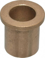 Boston Gear - 3/4" Inside x 1" Outside Diam, Oil Impregnated Bronze Sleeve Bearing - 1-1/4" Flange Outside Diam, 5/32" Flange Thickness, 1-1/4" OAL - Americas Industrial Supply