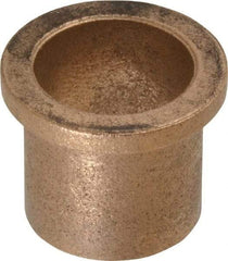 Boston Gear - 7/8" Inside x 1" Outside Diam, Oil Impregnated Bronze Sleeve Bearing - 1-1/4" Flange Outside Diam, 5/32" Flange Thickness, 1" OAL - Americas Industrial Supply