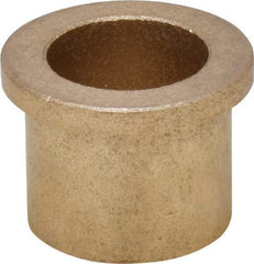 Boston Gear - 7/8" Inside x 1-1/8" Outside Diam, Oil Impregnated Bronze Sleeve Bearing - 1-3/8" Flange Outside Diam, 5/32" Flange Thickness, 1" OAL - Americas Industrial Supply