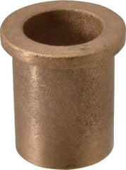 Boston Gear - 7/8" Inside x 1-1/8" Outside Diam, Oil Impregnated Bronze Sleeve Bearing - 1-3/8" Flange Outside Diam, 5/32" Flange Thickness, 1-1/2" OAL - Americas Industrial Supply