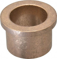 Boston Gear - 1" Inside x 1-1/4" Outside Diam, Oil Impregnated Bronze Sleeve Bearing - 1-1/2" Flange Outside Diam, 3/16" Flange Thickness, 1" OAL - Americas Industrial Supply