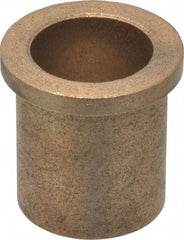 Boston Gear - 1" Inside x 1-1/4" Outside Diam, Oil Impregnated Bronze Sleeve Bearing - 1-1/2" Flange Outside Diam, 3/16" Flange Thickness, 1-1/2" OAL - Americas Industrial Supply