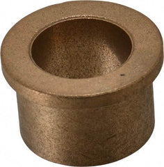 Boston Gear - 1" Inside x 1-3/8" Outside Diam, Oil Impregnated Bronze Sleeve Bearing - 1-5/8" Flange Outside Diam, 3/16" Flange Thickness, 1" OAL - Americas Industrial Supply