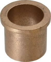 Boston Gear - 1-1/4" Inside x 1-1/2" Outside Diam, Oil Impregnated Bronze Sleeve Bearing - 1-3/4" Flange Outside Diam, 3/16" Flange Thickness, 1-1/2" OAL - Americas Industrial Supply