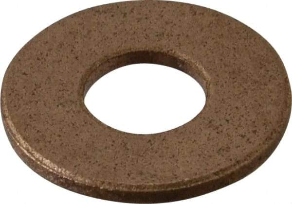 Boston Gear - 0.315" Inside x 3/4" Outside Diam, 1/16" Thick, Bronze SAE-841 Thrust Bearing - 10,000 Max Pressure x Velocity - Americas Industrial Supply