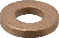 Boston Gear - 0.385" Inside x 3/4" Outside Diam, 1/8" Thick, Bronze SAE-841 Thrust Bearing - 10,000 Max Pressure x Velocity - Americas Industrial Supply