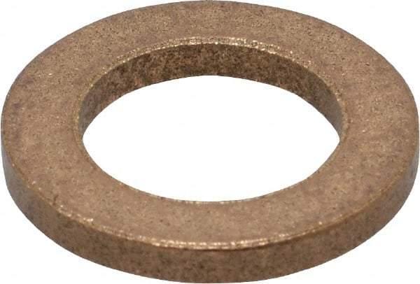 Boston Gear - 0.628" Inside x 1" Outside Diam, 1/8" Thick, Bronze SAE-841 Thrust Bearing - 10,000 Max Pressure x Velocity - Americas Industrial Supply