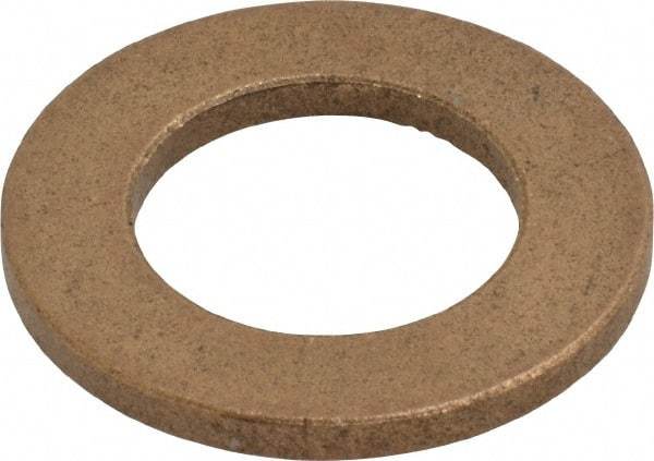 Boston Gear - 0.89" Inside x 1-1/2" Outside Diam, 1/8" Thick, Bronze SAE-841 Thrust Bearing - 10,000 Max Pressure x Velocity - Americas Industrial Supply