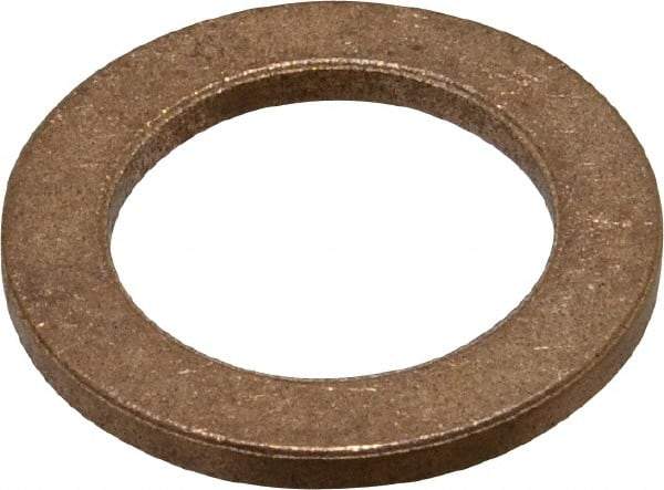 Boston Gear - 1" Inside x 1-1/2" Outside Diam, 1/8" Thick, Bronze SAE-841 Thrust Bearing - 10,000 Max Pressure x Velocity - Americas Industrial Supply