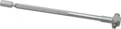 Value Collection - 1/2 to 3/4 Inch, 4.4 Inch Overall Length, Telescoping Gage - 4 Inch Long Handle, Hardened Tool Steel, Satin Chrome Finish - Americas Industrial Supply