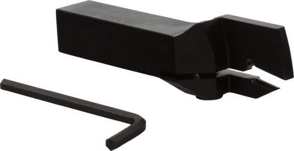 Seco - CFM, External, Left Hand, 1.62" Max Depth of Cut, 8mm Min Groove Width, Indexable Grooving Tool Holder - LC.. 3008.. Insert Compatibility, 1" Shank Height, 1" Shank Width, 6" OAL - Americas Industrial Supply
