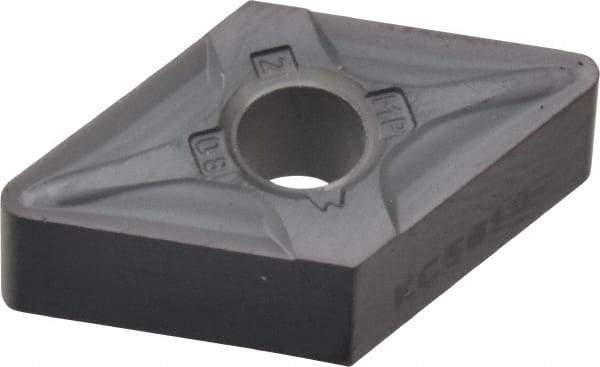 Kennametal - DNMG332 MP Grade KC5010 Carbide Turning Insert - TiAlN Finish, 55° Diamond, 3/8" Inscr Circle, 3/16" Thick, 1/32" Corner Radius - Americas Industrial Supply
