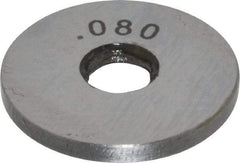 Value Collection - 0.08" Round Steel Spacer Block - Accuracy Grade B - Americas Industrial Supply