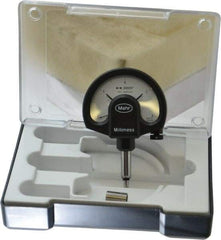 Mahr - 0.0001 Inch Graduation, Accuracy Up to 0.0001 Inch, 0.002 Inch Max Measurement, Dial Comparator Gage - 1 N Force, 0.11 Inch Overtravel, White - Americas Industrial Supply