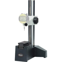 Mahr - Steel (Balls & Cable), Comparator Gage Stand - 9-1/2" High, 5-1/2" Base Length x 6" Base Width x 4" Base Height, Includes Holder - Americas Industrial Supply