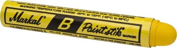 Markal - Yellow Marker/Paintstick - Oil Base Ink - Americas Industrial Supply