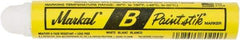 Markal - White Paint Marker - Ball Tip - Americas Industrial Supply