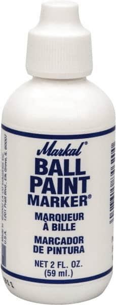 Markal - White Marker/Paintstick - Alcohol Base Ink - Americas Industrial Supply