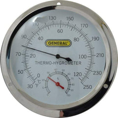 General - 30 to 250°F, Thermo-Hygrometer - Americas Industrial Supply