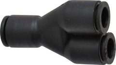 Legris - 5/16" Outside Diam, Nylon Push-to-Connect Union Y - 290 Max psi - Americas Industrial Supply
