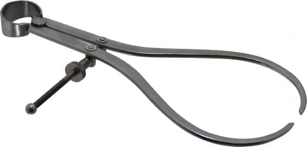 Value Collection - 8 Inch Leg, Spring Joint, Steel, Polished, Outside Caliper - 8 Inch Max Measurement, 200mm Max Measurement, Flat Leg with Quick Nut Adjustment - Americas Industrial Supply