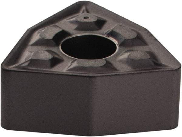 Iscar - WNMG332 TF Grade IC907 Carbide Turning Insert - 80° Trigon, 3/8" Inscr Circle, 3/16" Thick, 1/32" Corner Radius - Americas Industrial Supply