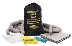 Brady SPC Sorbents - 10 Gal Capacity Oil Only Spill Kit - Sack - Americas Industrial Supply