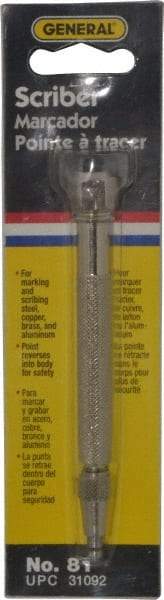 General - 5-3/4" OAL Pocket Scriber - Steel - Americas Industrial Supply