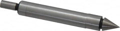Value Collection - 0.2" Head Diam, 3/8" Shank, Double End, Mechanical Edge and Center Finder - Accurate to 0.0002", Conical and Cylindrical Contact - Americas Industrial Supply