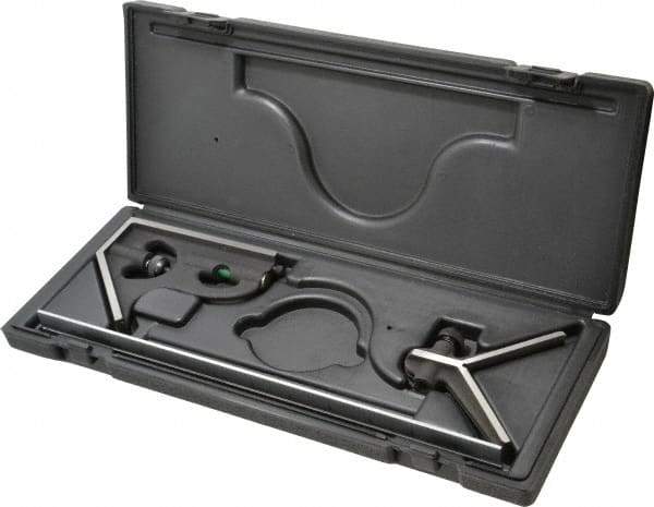 TESA Brown & Sharpe - 3 Piece, 12" Combination Square Set - 1/16, 1/32, 1/64 & 1/8" (4R) Graduation, Hardened Steel Blade, Hardened Steel Center & Square Head - Americas Industrial Supply