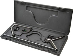 TESA Brown & Sharpe - 3 Piece, 12" Combination Square Set - 1/16, 1/32, 1/64 & 1/8" (4R) Graduation, Hardened Steel Blade, Hardened Steel Center & Square Head - Americas Industrial Supply