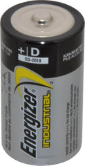 Energizer - Size D, Alkaline, 12 Pack, Standard Battery - 1.5 Volts, Button Tab Terminal, LR20, ANSI, IEC Regulated - Americas Industrial Supply