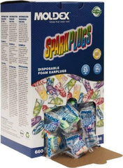 Moldex - Disposable, Uncorded, 33 dB, Taper End Earplugs - Bright Green, 200 Pairs - Americas Industrial Supply