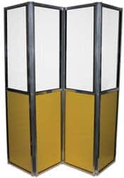 PRO-SAFE - Portable Panel Guards Type: Modular Machine Guard (4 Panel) Lower Panel Type: Safety - Americas Industrial Supply