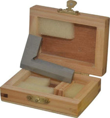 Value Collection - 2-1/2" Blade Length, 1-1/2" Base Length Steel Square - 0.0011" Accuracy, Beveled Edge - Americas Industrial Supply