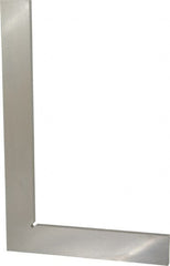 Value Collection - 10-1/2" Blade Length, 6-3/8" Base Length Tool Steel Square - 0.0018" Accuracy - Americas Industrial Supply